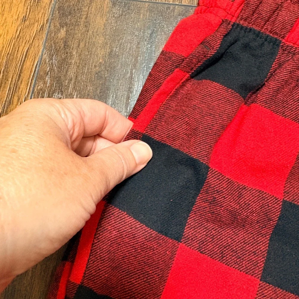 Sonoma Pajama Pants Mens 2XB Red Black Buffalo Plaid Essential Flannel Lounge